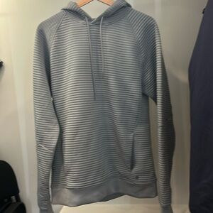 Apana light blue/grey hoodie with front pocket